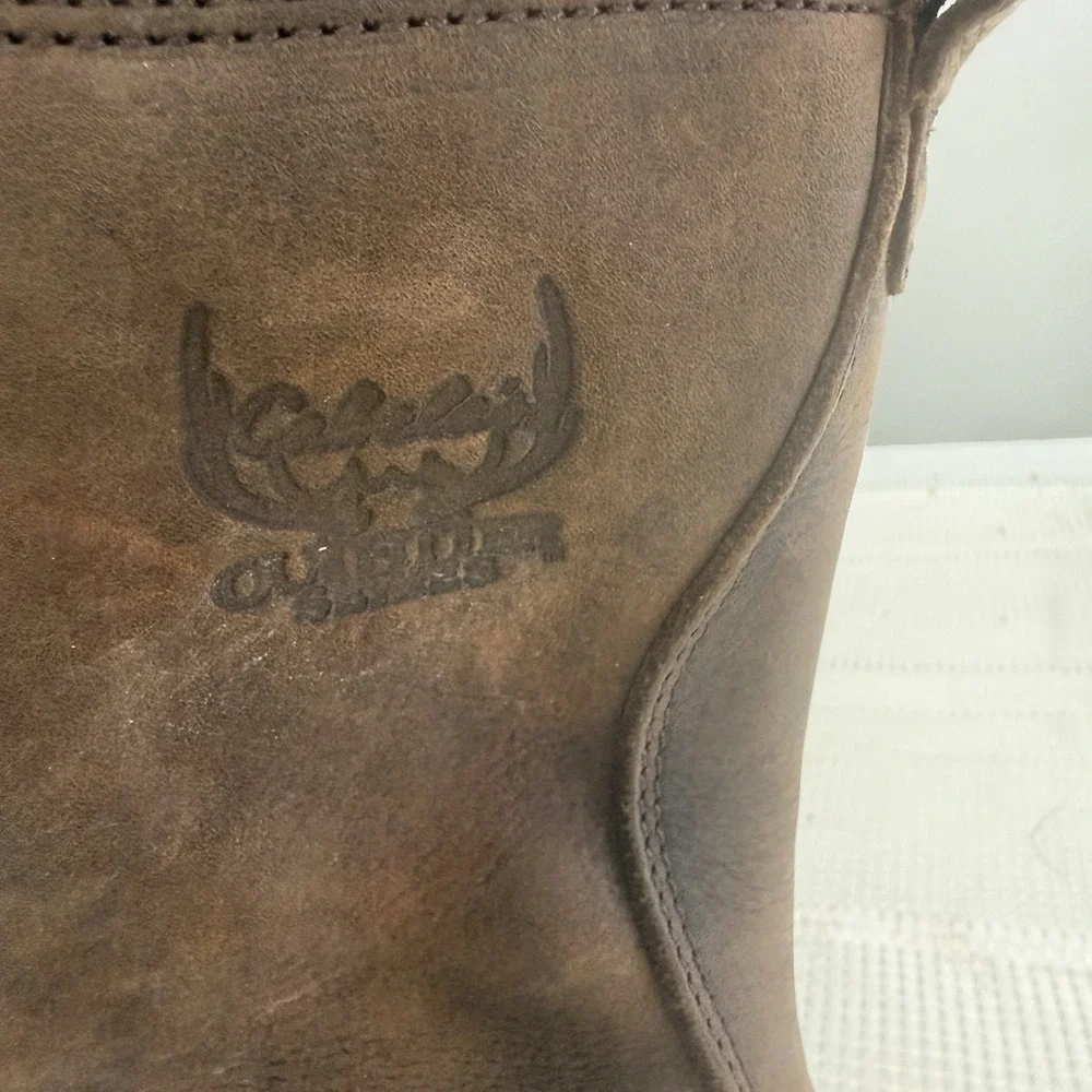 Cabelas Boots Goretex Thinsulate Waterproof Hunting Combat Hiking Brown Mens 7.5